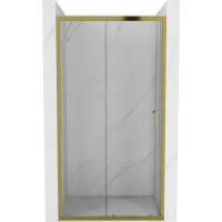 Sprchové dveře MEXEN APIA GOLD 150 cm - zlaté, 845-150-000-50-00
