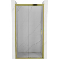 Sprchové dveře MEXEN APIA GOLD 145 cm - zlaté, 845-145-000-50-00