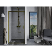 Sprchové dveře MEXEN APIA GOLD 135 cm - zlaté, 845-135-000-50-00