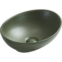 Keramické umyvadlo MEXEN ELZA - khaki zelené matné, 21014043