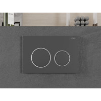 Ovládací tlačítko splachovadla pro modul FENIX XS - gun grey - dvojčinné, 600766