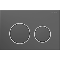 Ovládací tlačítko splachovadla pro modul FENIX XS - gun grey - dvojčinné, 600766