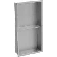 Zápustná police do zdi Mexen X-Wall-R 30x60 cm - inox, 1910603010S