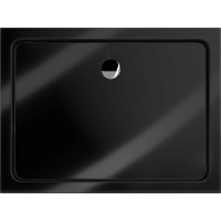Sprchová vanička MEXEN SLIM 100x130 cm - černá, 40701013