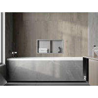 Zápustná police do zdi Mexen X-Wall-R 30x60 cm - inox, 1910603010S