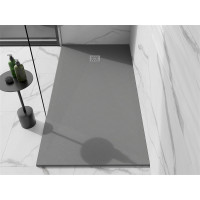Sprchová vanička MEXEN STONE+ 100x160 cm - betonová šedá - minerální kompozit, 44611016