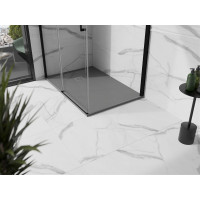 Sprchová vanička MEXEN STONE+ 80x110 cm - betonová šedá - minerální kompozit, 44618011