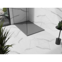 Sprchová vanička MEXEN STONE+ 70x90 cm - betonová šedá - minerální kompozit, 44617090