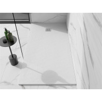 Sprchová vanička MEXEN STONE+ 100x160 cm - bílá - minerální kompozit, 44101016