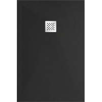 Sprchová vanička MEXEN STONE+ 70x100 cm - černá - minerální kompozit, 44707010