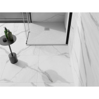 Sprchová vanička MEXEN STONE+ 100x100 cm - bílá - minerální kompozit, 44101010