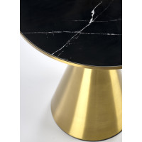 Konferenční stolek TRIBECA - černý mramor/zlatý