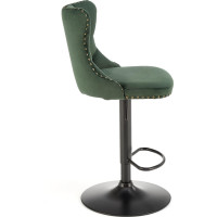 Barová židle MARGOT - tmavě zelená