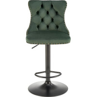 Barová židle MARGOT - tmavě zelená