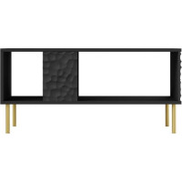 Konferenční stolek BULLET - černý/zlatý