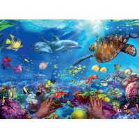 RAVENSBURGER Puzzle Šnorchlování 1000 dílků