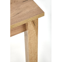 Jídelní stůl OLI - 100(135)x60x75 cm - rozkládací - dub craft