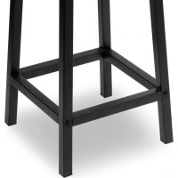 Barová židle KENT Modern Oak - buk/černá