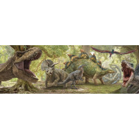 DINO Panoramatické puzzle Jurský svět 150 dílků