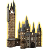 RAVENSBURGER Svítící 3D puzzle Noční edice Harry Potter: Bradavický hrad - Astronomická věž 626 dílků