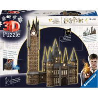 RAVENSBURGER Svítící 3D puzzle Noční edice Harry Potter: Bradavický hrad - Astronomická věž 626 dílků