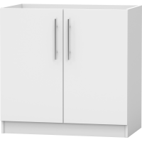 Spodní kuchyňská skříňka INEZ k zabudování dřezu - 80 cm - bílá