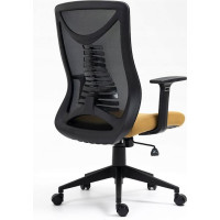 Kancelářská židle QUESTA - černá/žlutá
