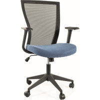 Kancelářská židle WILLOW - černá/modrá