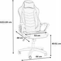 Kancelářská židle ZENVO - černá/šedá