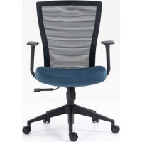Kancelářská židle WILLOW - černá/modrá