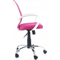 Dětská otočná židle DAISY - růžová