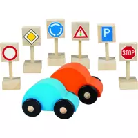 TEDDIES Autíčka s dopravními značkami