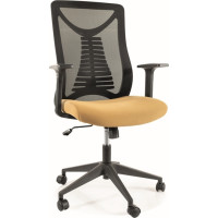 Kancelářská židle QUESTA - černá/žlutá