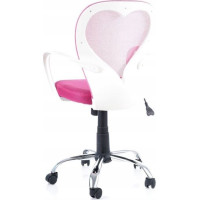 Dětská otočná židle DAISY - růžová