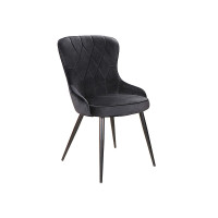 Jídelní židle LOTUS Velvet - černá