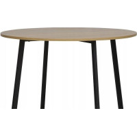 Jídelní stůl LUNA - 90x76 cm - dub/černý