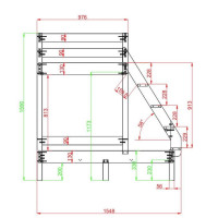 Dětská patrová postel z masivu s rozšířeným spodním lůžkem KUBA - 200x90/140 cm - přírodní