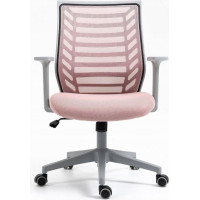 Kancelářská židle TESSA - růžová/šedá
