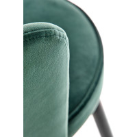 Barová židle ALORA - tmavě zelená