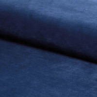 Jídelní židle KIM Velvet - tmavě modrá/černá
