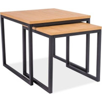 Konferenční stolek LARGO DUO - dub/černý