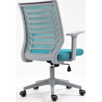 Kancelářská židle TESSA - modrá/šedá