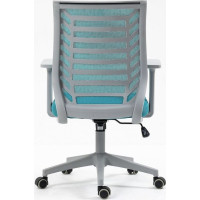 Kancelářská židle TESSA - modrá/šedá