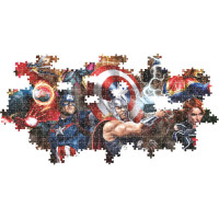 CLEMENTONI Panoramatické puzzle Avengers 1000 dílků