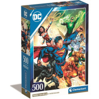 CLEMENTONI Puzzle DC Comics: Liga Spravedlnosti 500 dílků