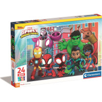 CLEMENTONI Puzzle Spidey a jeho úžasní přátelé MAXI 24 dílků