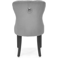 Jídelní židle MIYA - černá/šedá