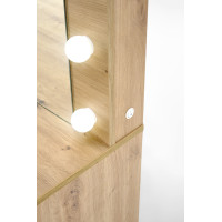 Toaletní stolek SUPERSTAR XL s LED osvětlením - dub artisan