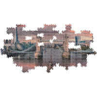 CLEMENTONI Panoramatické puzzle Přes řeku Temži 1000 dílků