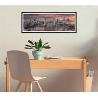 CLEMENTONI Panoramatické puzzle Přes řeku Temži 1000 dílků